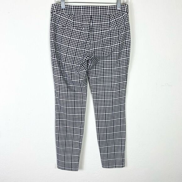 Express Columnist Black & White Plaid Low Rise Dress Pant Trousers Size 0 - Picture 2 of 5